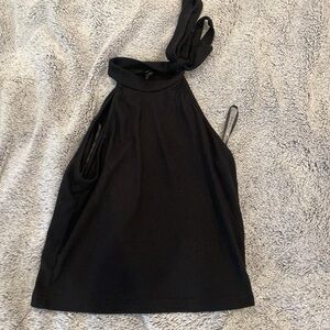 SHEIN Black Halter Tank Top